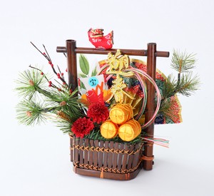 Japanese New style for 2 3 Better Fortune Basket Decoration