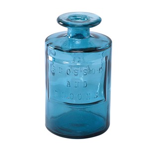 【スパイス】VALENCIA リサイクルガラスフラワーベース SIETE ブルー