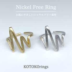 Number Attached Tag Nickel Free Brass Ring Mat Nuance Free Ring Gold Silver 8 4