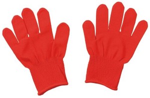 カラーライト手袋 赤 14596
