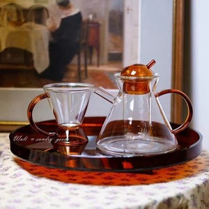 ガラスコーヒーポットセット コーヒーカップ YMA1887