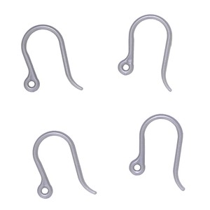 Resin Hook Pierced Earring 13 mm 2 Accessory Earring Pierced Earring Metal Fittings 40