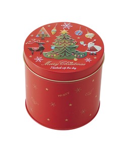 クリスマスフォレストブリキ缶  お菓子 キャンディ 服飾雑貨 アクセサリー ラッピング