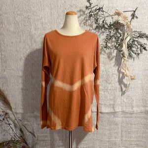 Natural Material Dyeing With Vegetables Dyeing Cotton Long Sleeve T-shirt Organic