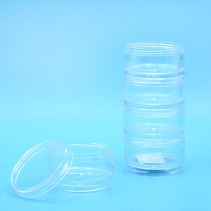 Beads Case 5 Steps Beads Storage Transparency Round Case 700