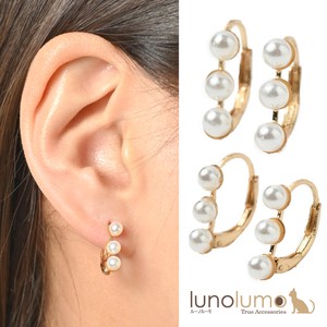 Pierced Earringss Pearl Presents Ladies