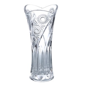 Flower Design Handmade Glass Interior Clear Flower Vase Flower