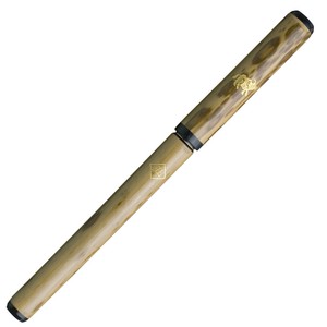 あかしや天然竹筆ペン　オリジナルデザイン　干支「丑」　桐箱入り　AK3200MK-2