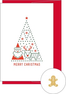 BONHEUR CHRISTMAS CARD Holy Tree