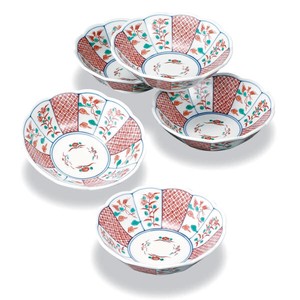 Kutani ware Side Dish Bowl Assortment Set of 5 5-go Made in Japan