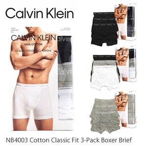 平角内裤 Calvin Klein 棉 男士