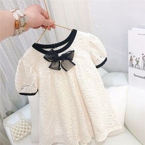 Kids' Casual Dress One-piece Dress Embroidered Kids