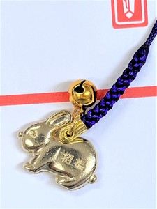 Made in Japan 2 3 Zodiac Rabbit Better Fortune Cast Rabbit Cell Phone Charm 2