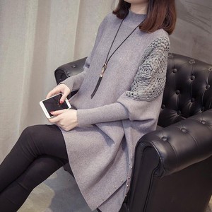 T-shirt/Tee Knitted High-Neck Turtle Neck