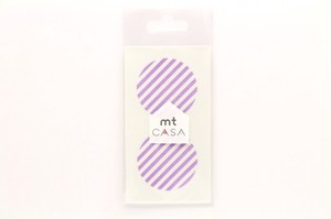 [mt CASA]  stripe lilac CASA seal
