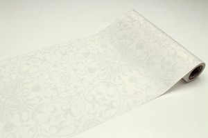 [mt CASA]  Pure net ceiling Embroidery Paper White CASA FLEECE