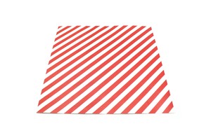 Decorative Product Red Stripe Square