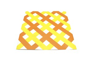 Decorative Product Yellow Square Orange
