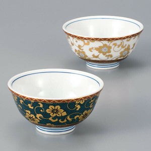 Kutani ware Rice Bowl Made in Japan