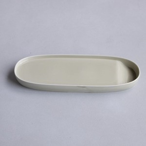 suzuri-Plate(Long)GrayBeige/Made in Japan