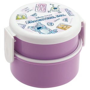 Antibacterial Round shape Lunch Box 2 Steps Anime & Character Book