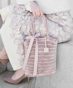Ribbon Knitted Bag