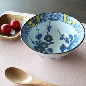 Mino ware Rice Bowl Japanese Plum Made in Japan