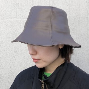SALE Synthetic Leather Leather Silhouette Tulip Hat Elegance Hats & Cap Ladies