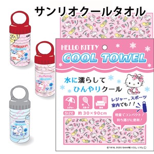 Towel Sanrio Character Cooling Towel Compact 3-types
