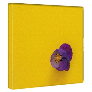 【アートデリ】花のファブリックボード インテリア雑貨 イエロー  poht-2205-04 30cm×30cm Mサイズ