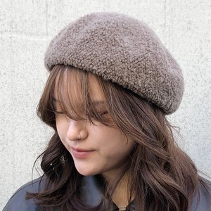 ☆SALE☆【2022秋冬】シープファー モコモコ ベレー シンプル 帽子 レディース