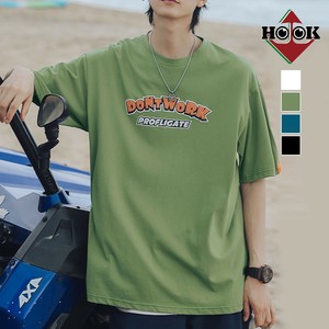 【HOOK】アメカジロゴプリント半袖tシャツ
