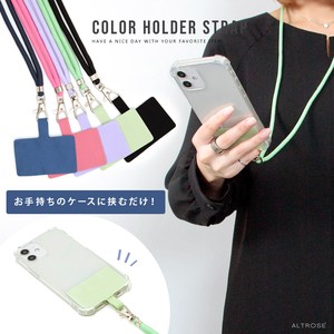 2 Strap Smartphone Shoulder Diagonally Model Peach Gigging Holder Attached