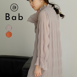 Casual Dress Pleated High-Neck