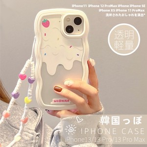 iPhone用ケース iPhone 13 Pro Maxケース iPhone 12ケース 半透明クリアカバー 韓国 可愛い【K315】