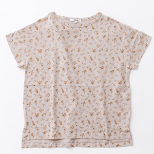 60 7 6 Flower Repeating Pattern Print T-shirt