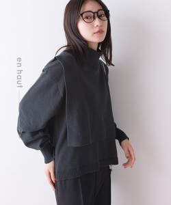 Jersey Stretch Pullover Turtle Knitted Ensemble 2