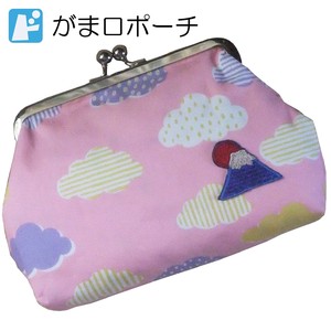 Pouch/Case Gamaguchi Mount Fuji Japanese Pattern Made in Japan