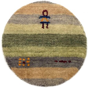 Chair Pad 30 Natural Wool 100 Round