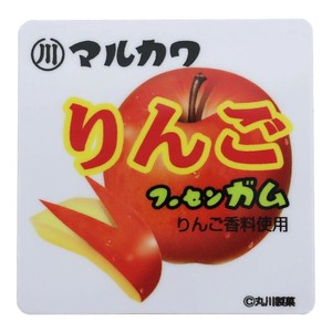 【ステッカー】昭和レトロ駄菓子 ダイカットビニールステッカー りんごフーセンガム