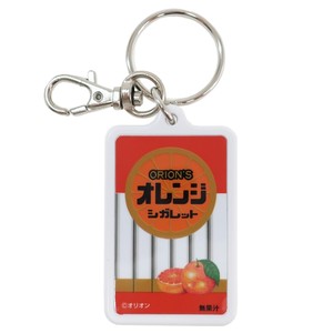 【キーホルダー】昭和レトロ駄菓子 キーホルダー オレンジシガレット