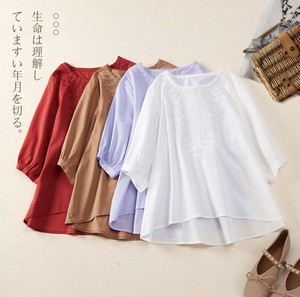 Button Shirt/Blouse Autumn Winter New Item