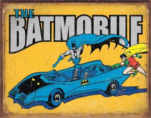 【アメリカン キャラクター】ティン サイン BATMAN-THE BATMOBILE DE-MS2028