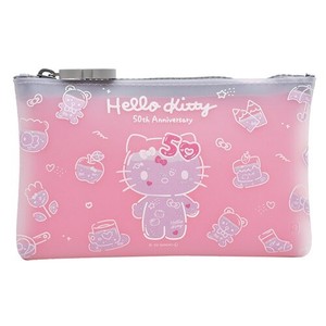 化妆包 Hello Kitty凯蒂猫 粉色 透明