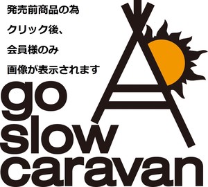 【予約商品】go slow caravan コーデュロイパネル刺繍シャツ