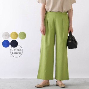 Full-Length Pants Cotton Linen Easy Pants Cotton