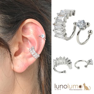 Clip-On Earrings Earrings sliver Ear Cuff Sparkle Set of 2