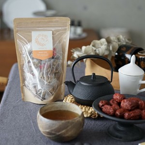 棗専門店なつめいろ なつめ茶「ウォームハーブ」24Pジップ付  なつめのお茶/なつめティー