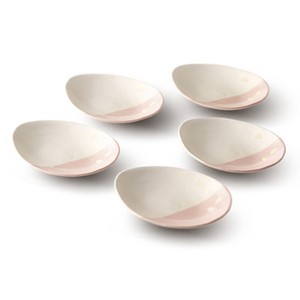 Made in Japan Mino Ware style Ancient City Sakura Oval Plate Set Gift Sets