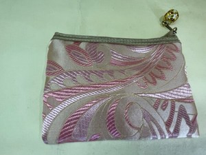 4 7 77 zipper type Pouch Pink type pouch pink